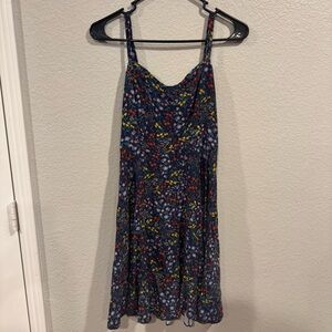 Old Navy Navy Floral Dress